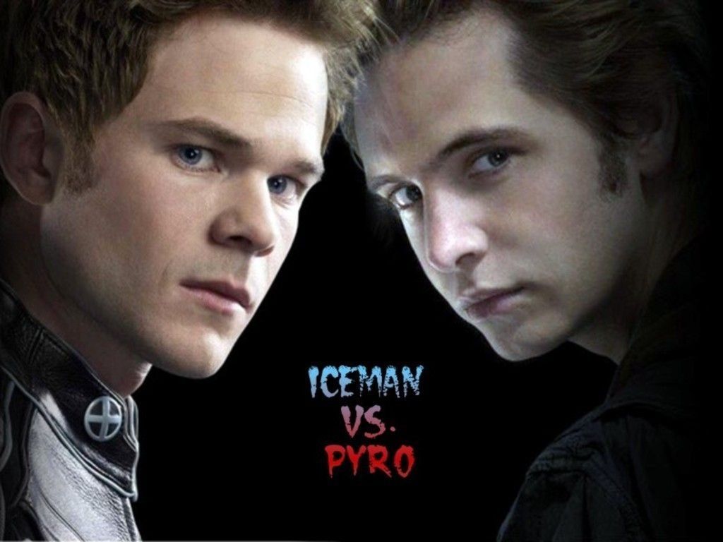 X Men THE MOVIE Wallpaper: Iceman Vs Pyro. X Men, Pyro, Man Movies