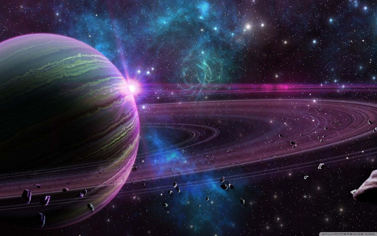 Download Purple Planet UltraHD Wallpaper