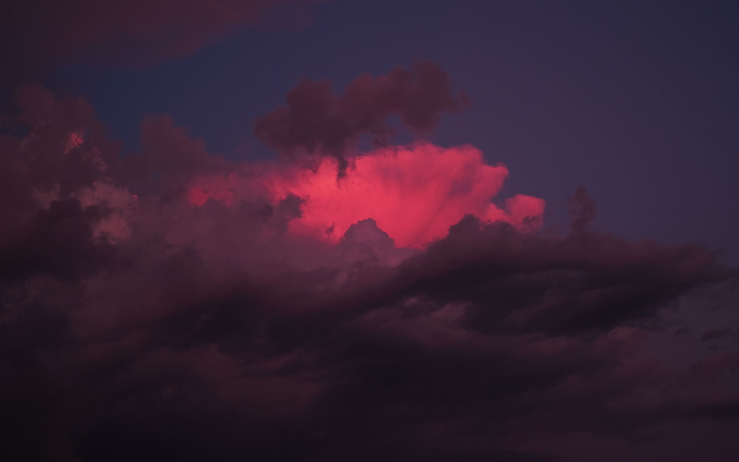 red clouds sunset 5k MacBook Pro Wallpaper Download