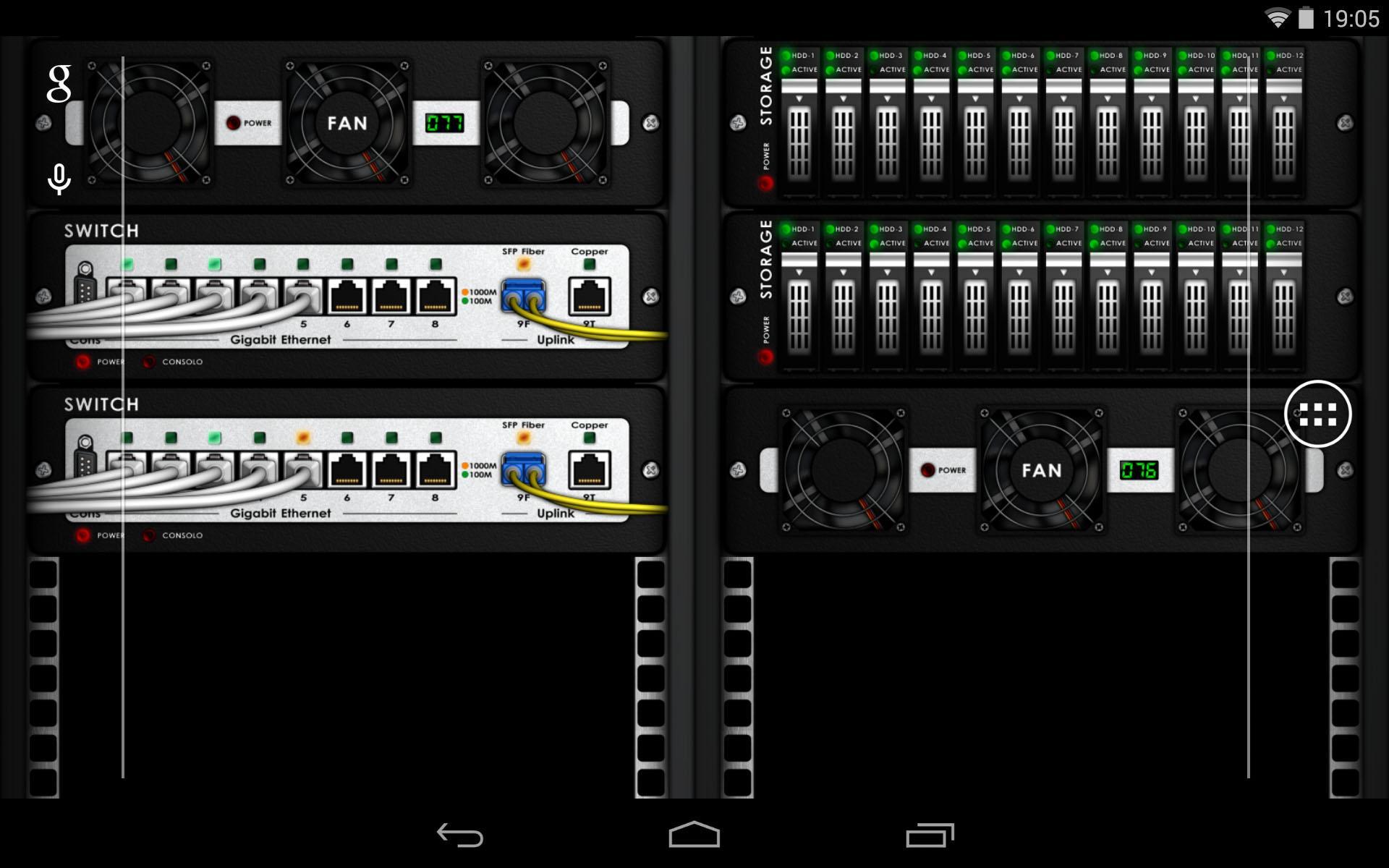 Server Room Live Wallpaper for Android