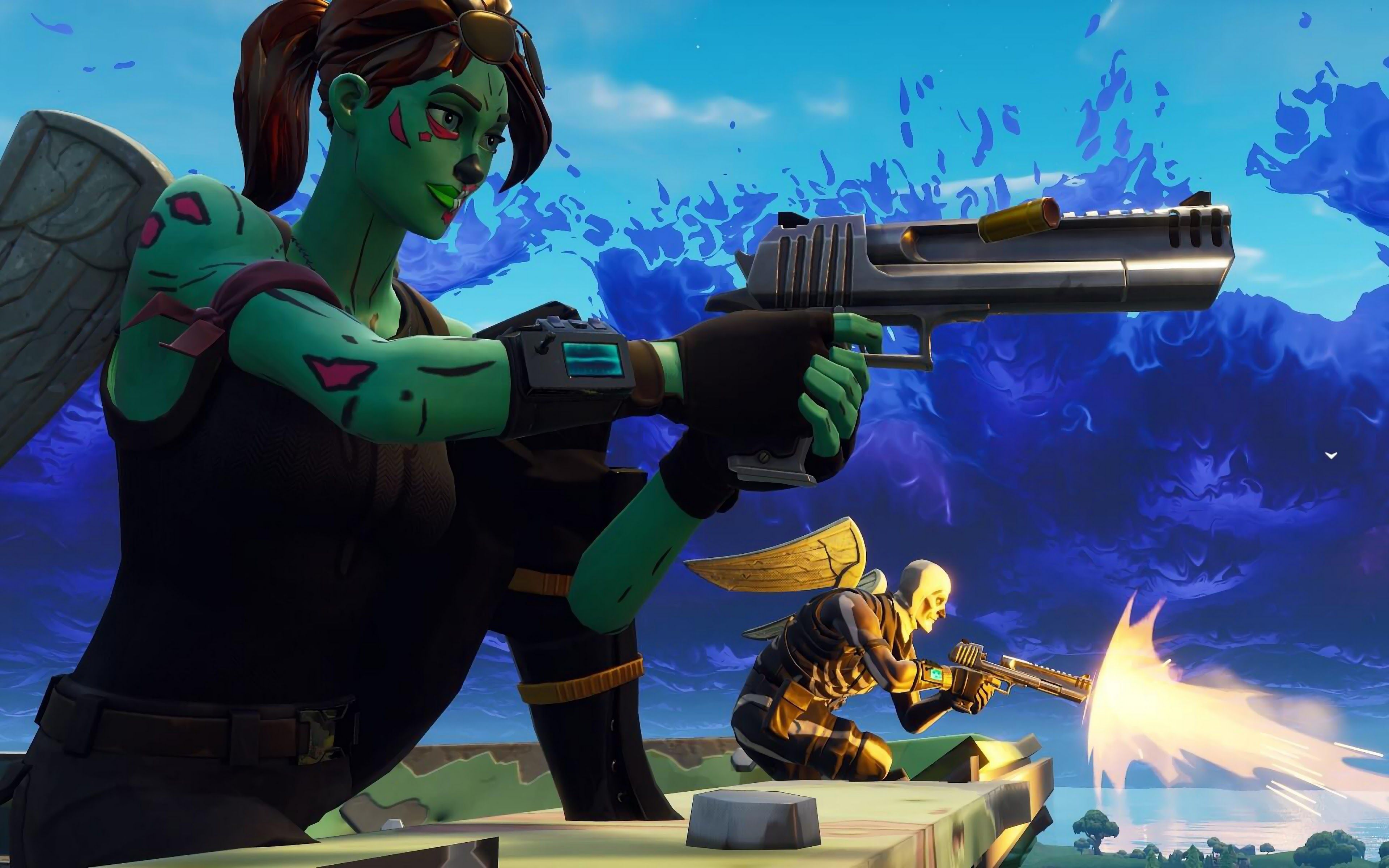 Ghoul Trooper Fortnite Battle Royale 4K Wallpaper