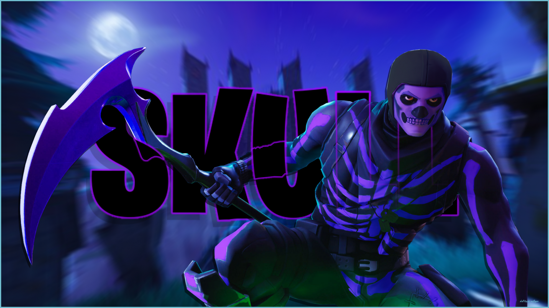 Purple Skull Trooper Wallpaper trooper wallpaper