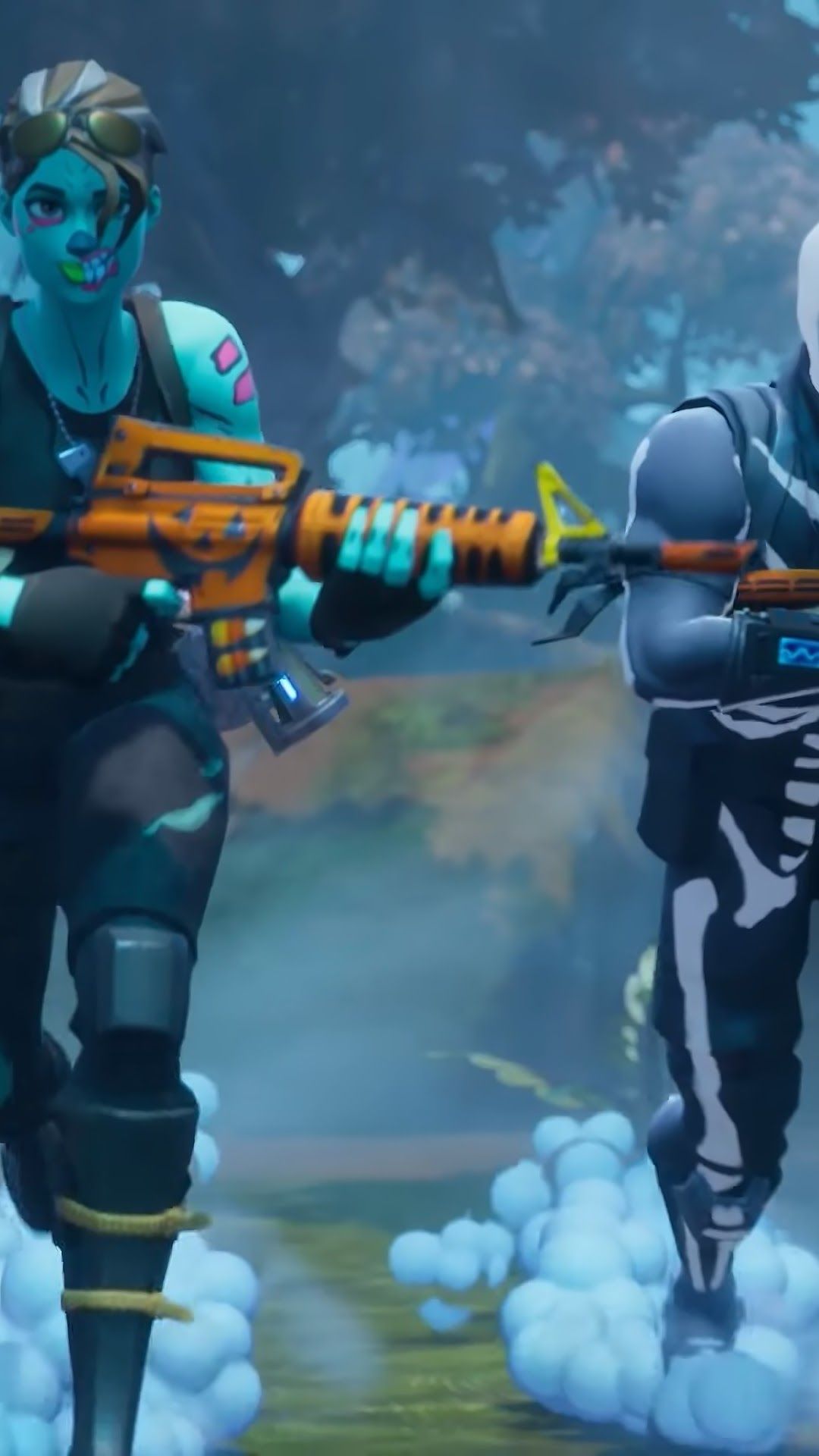 Fortnite Battle Royale, Ghoul Trooper, Skull Trooper phone HD Wallpaper, Image, Background, Photo and Picture