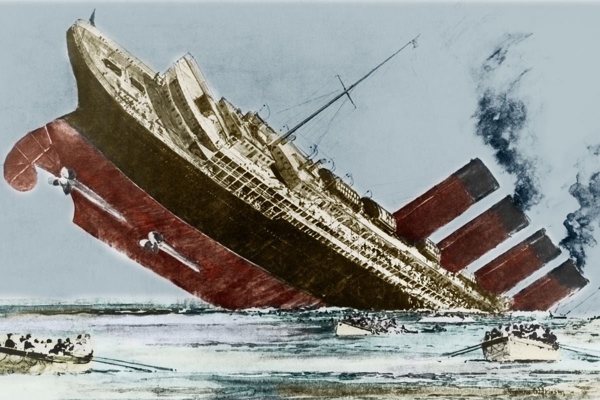 Watch the eerie last video of the RMS Lusitania