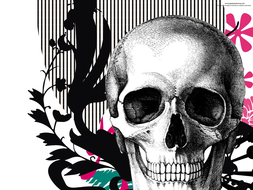 Emo Background Skull Png HD Wallpaper