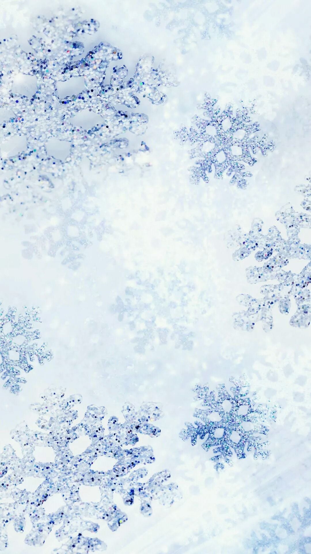 glistening snow wallpaper