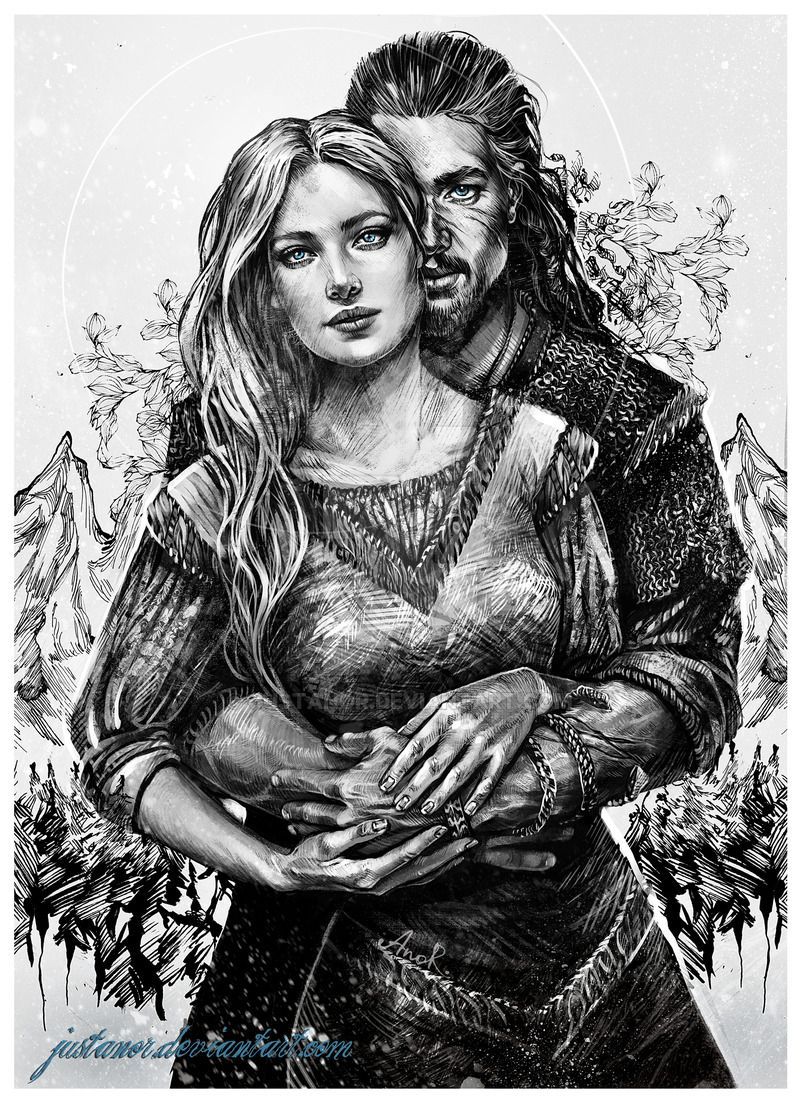 Uhtred and Aethelflaed by JustAnoR. The last kingdom, Uhtred of bebbanburg, Kingdom tv show