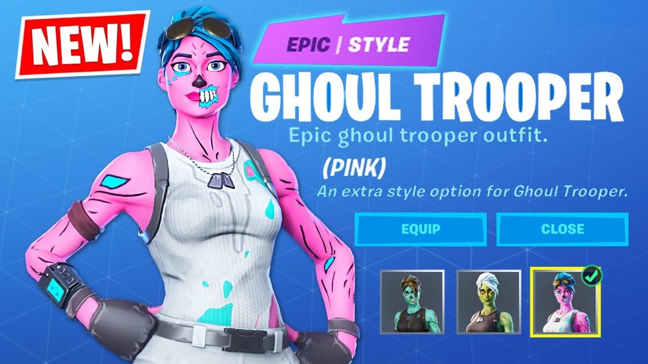 Fortnite Wallpaper Ghoul Trooper Pink