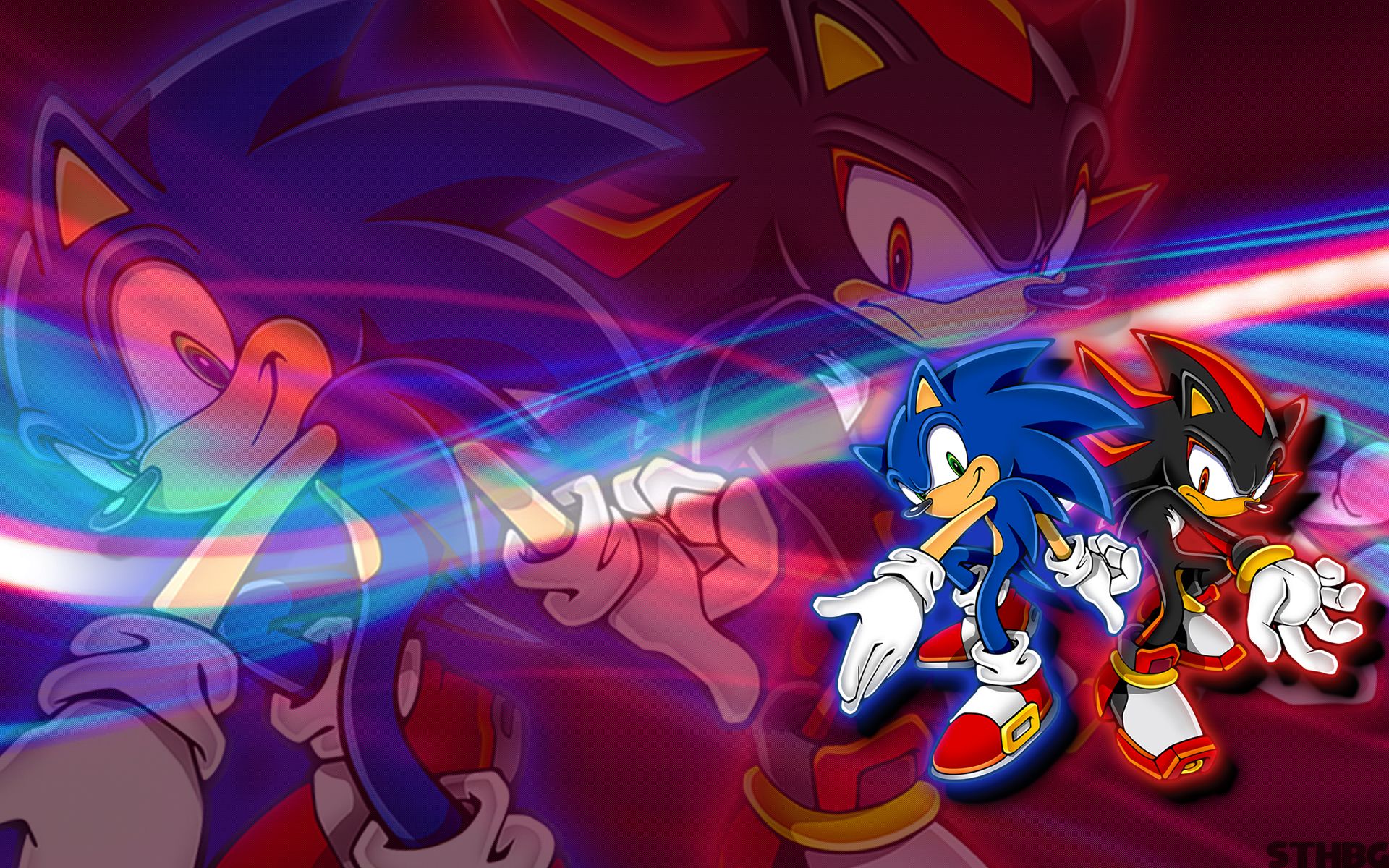 Shadow And Sonic, sonic x shadow the hedgehog HD wallpaper