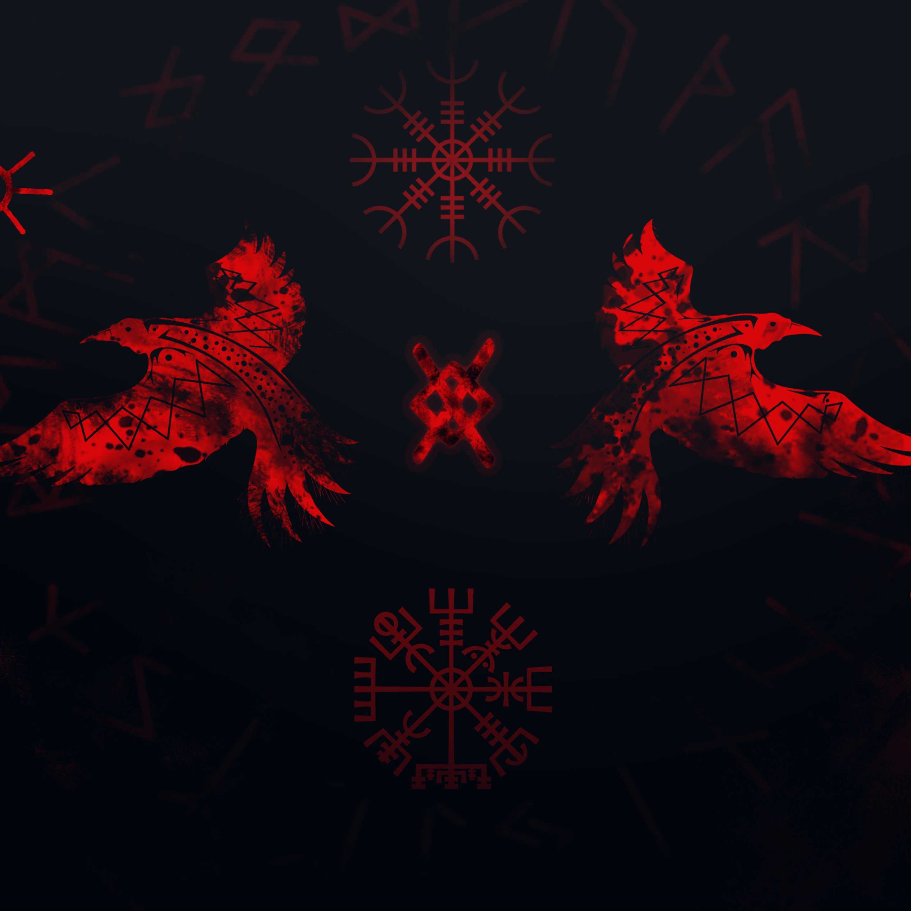 Vikings Raven 4k, Vikings, Artist, Artwork, Digital Wallpaper 4k Wallpaper & Background Download