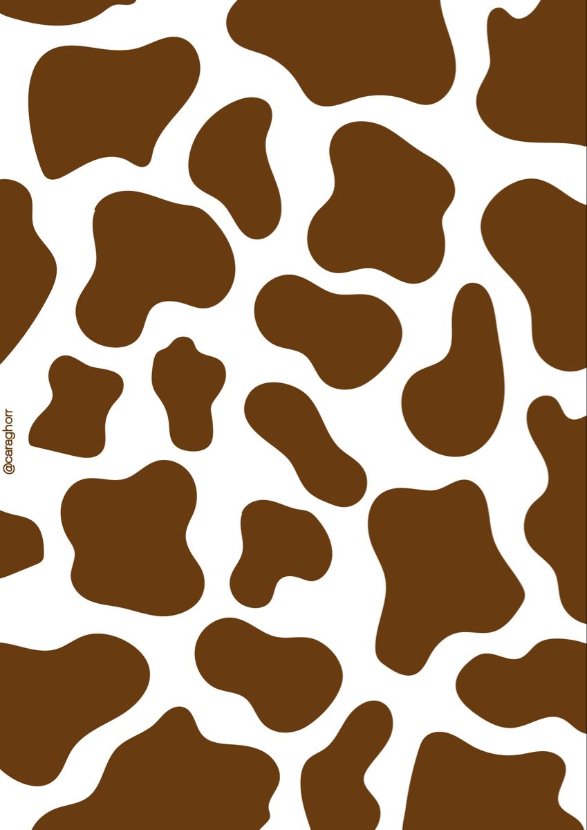 Brown Cow - Cow print wallpaper, Aesthetic iphone wallpaper, Animal print wallpaper