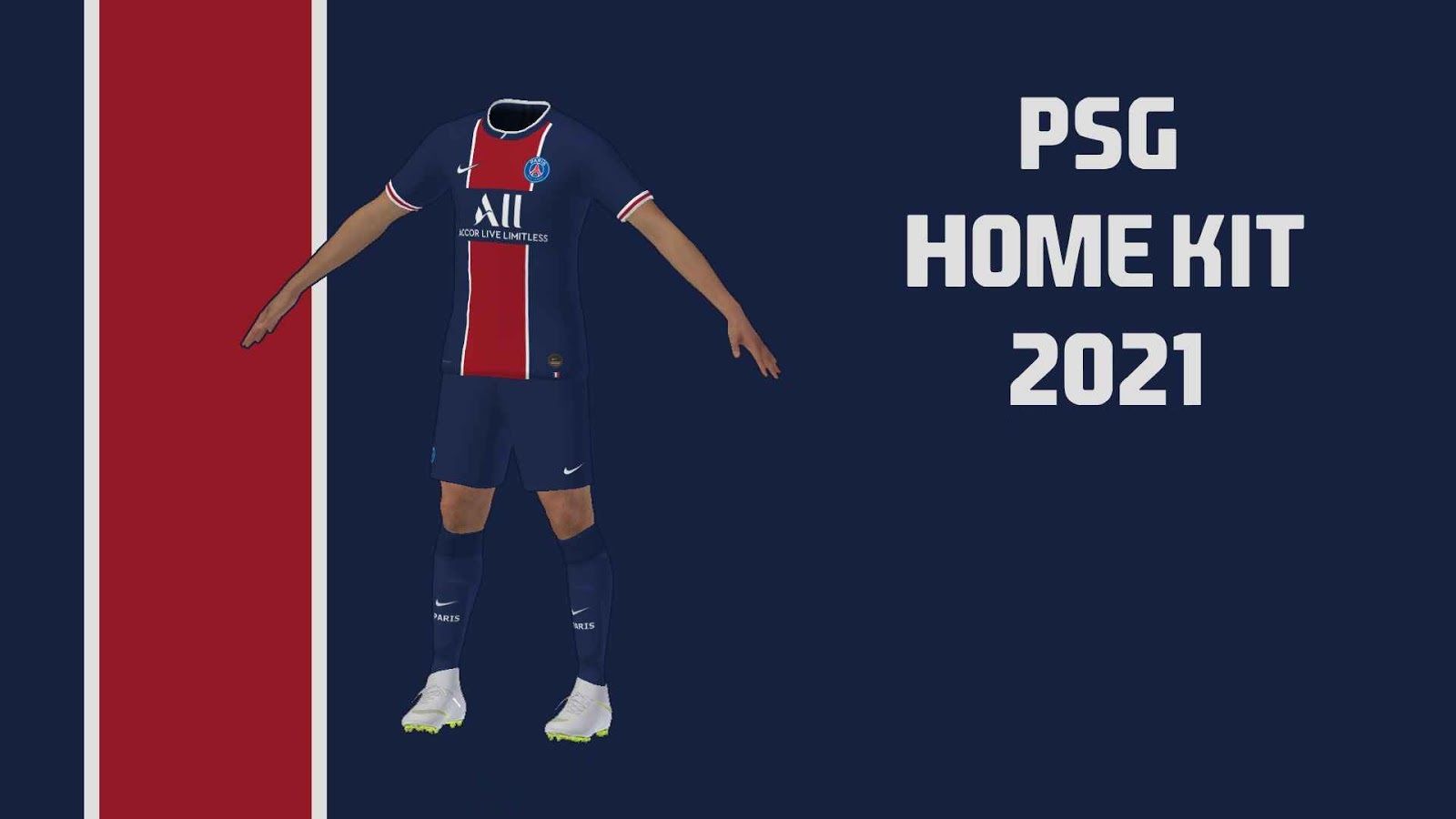 PSG Kits 2021 DLS 20 Logo Paris Saint Germain