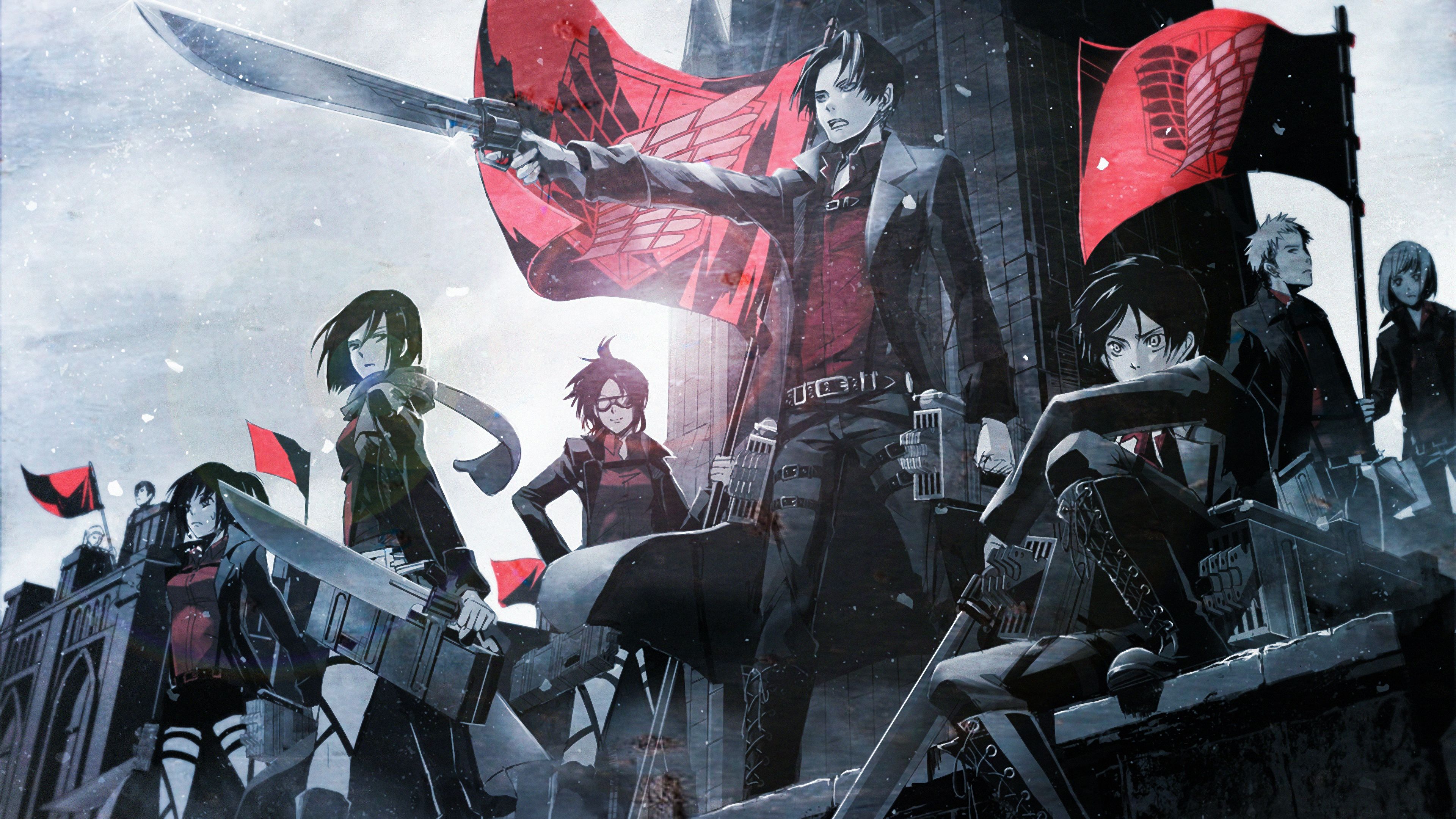 Attack on Titan Final Season Anime Characters HD 4K Wallpaper #5.3082