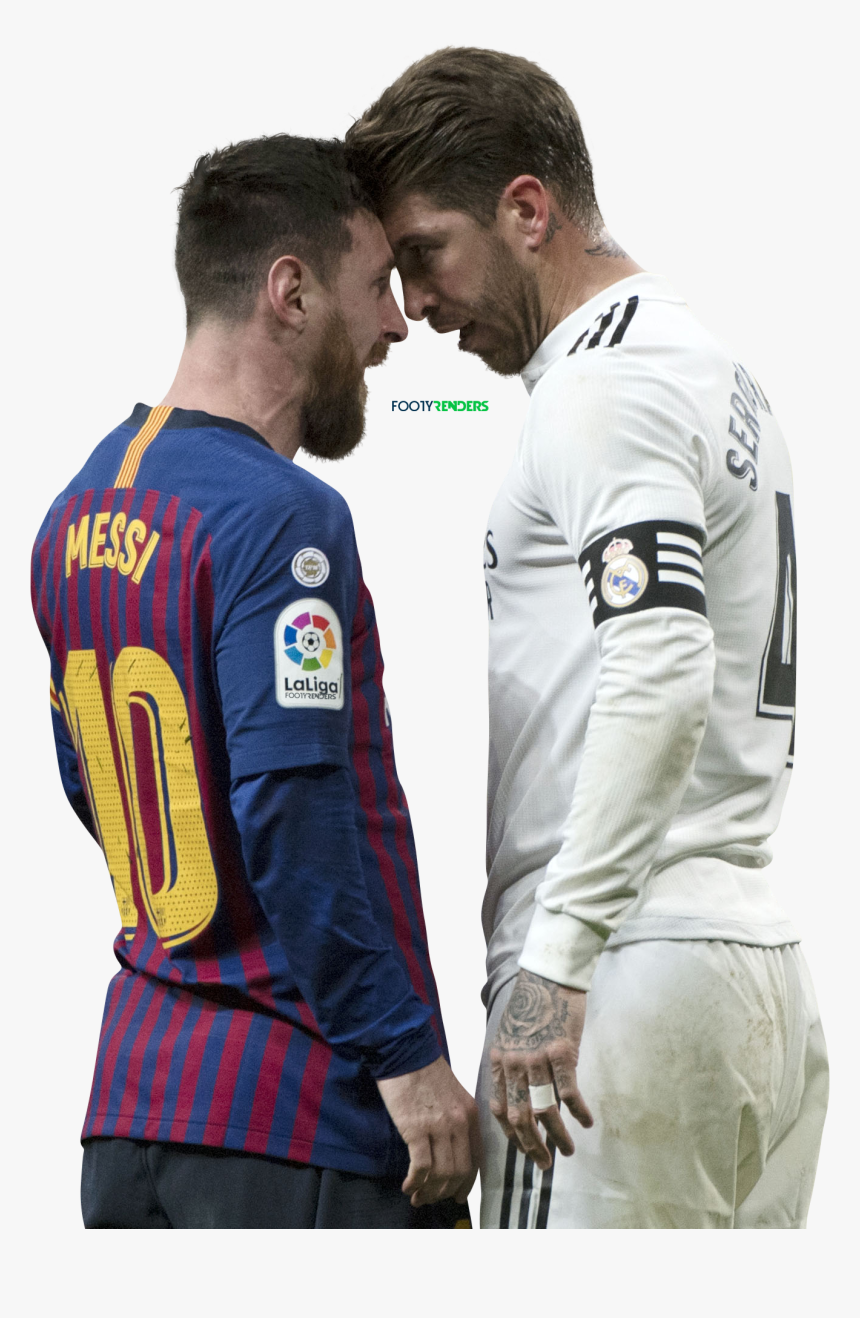Lionel Messi & Sergio Ramos render Messi Y Sergio Ramos Png, Transparent Png
