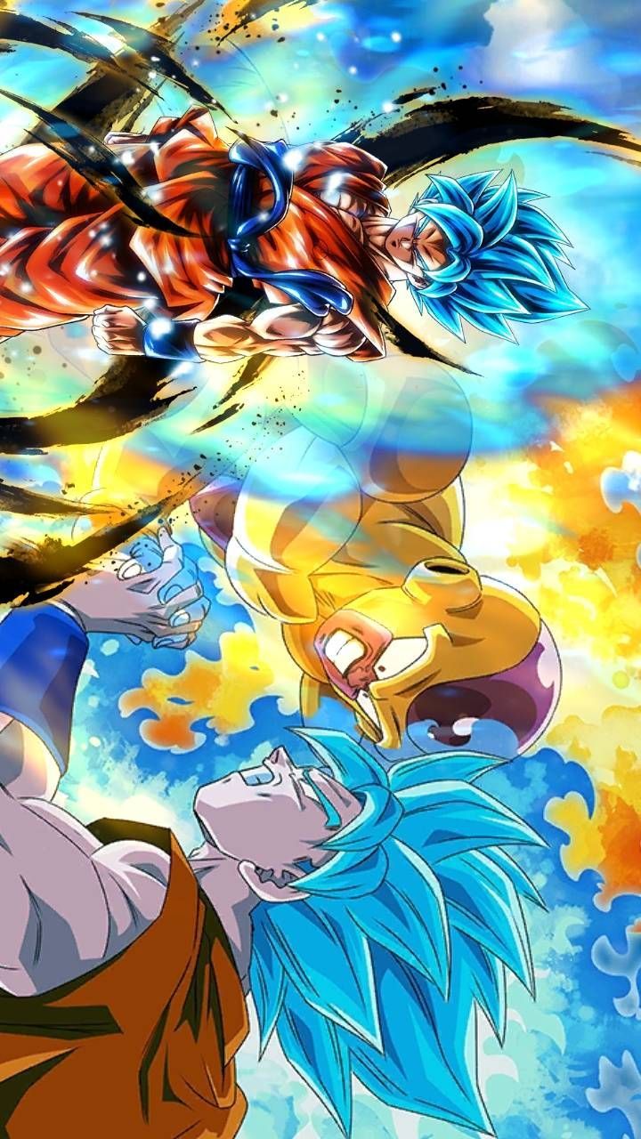 SSB Goku vs Golden Frieza. Dragon ball art goku, Dragon ball wallpaper, Anime dragon ball super