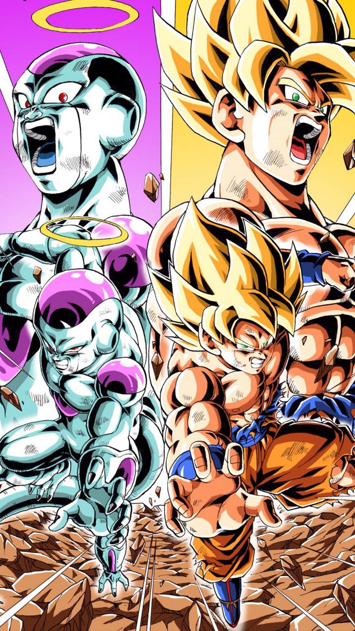 Goku vs #Freezer  Wallpaper do goku, Goku desenho, Desenhos dragonball