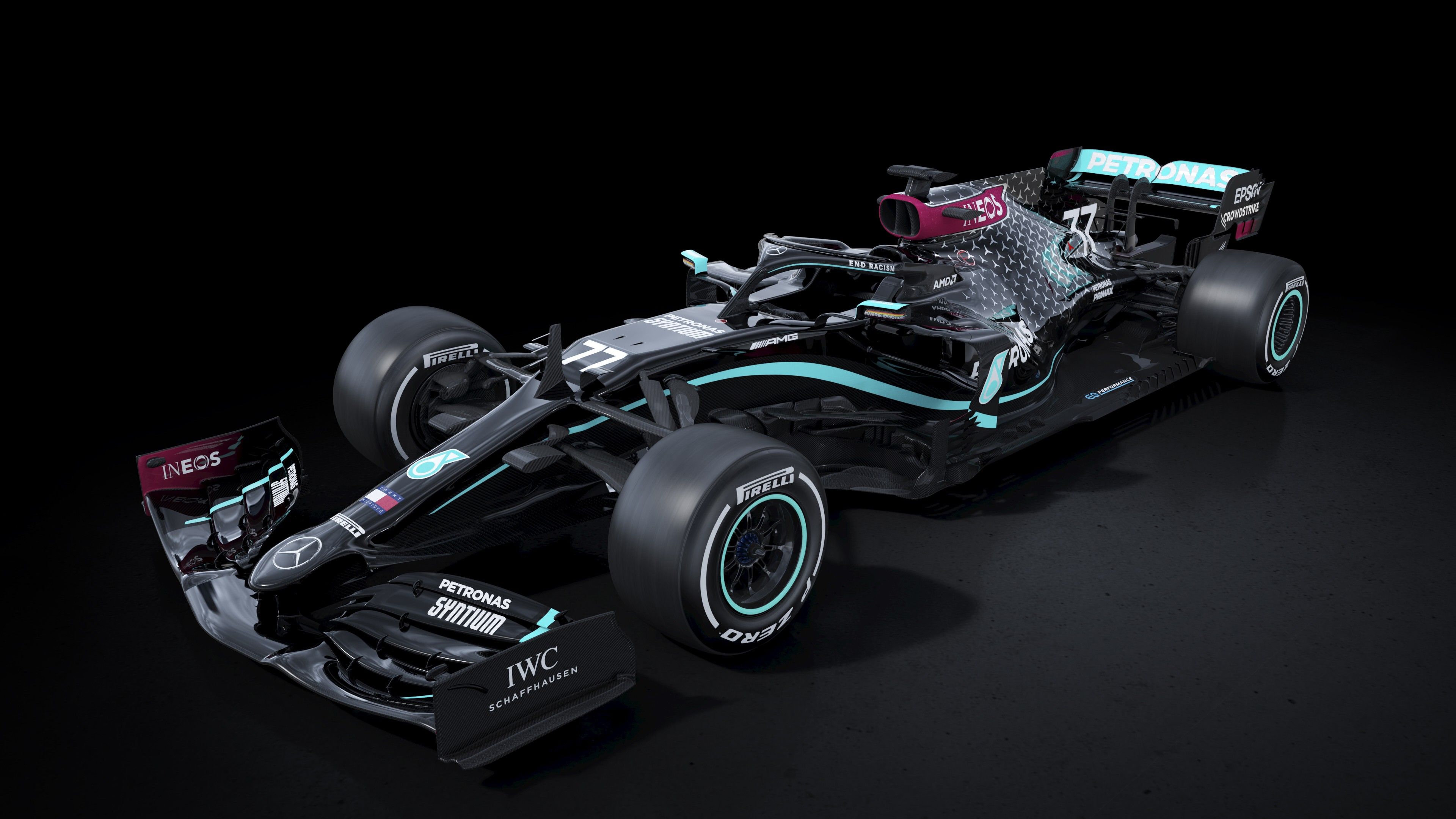 Mercedes AMG F1 W11 EQ Performance 4K Wallpaper, F1 Cars, Electric Race Cars, Black Dark