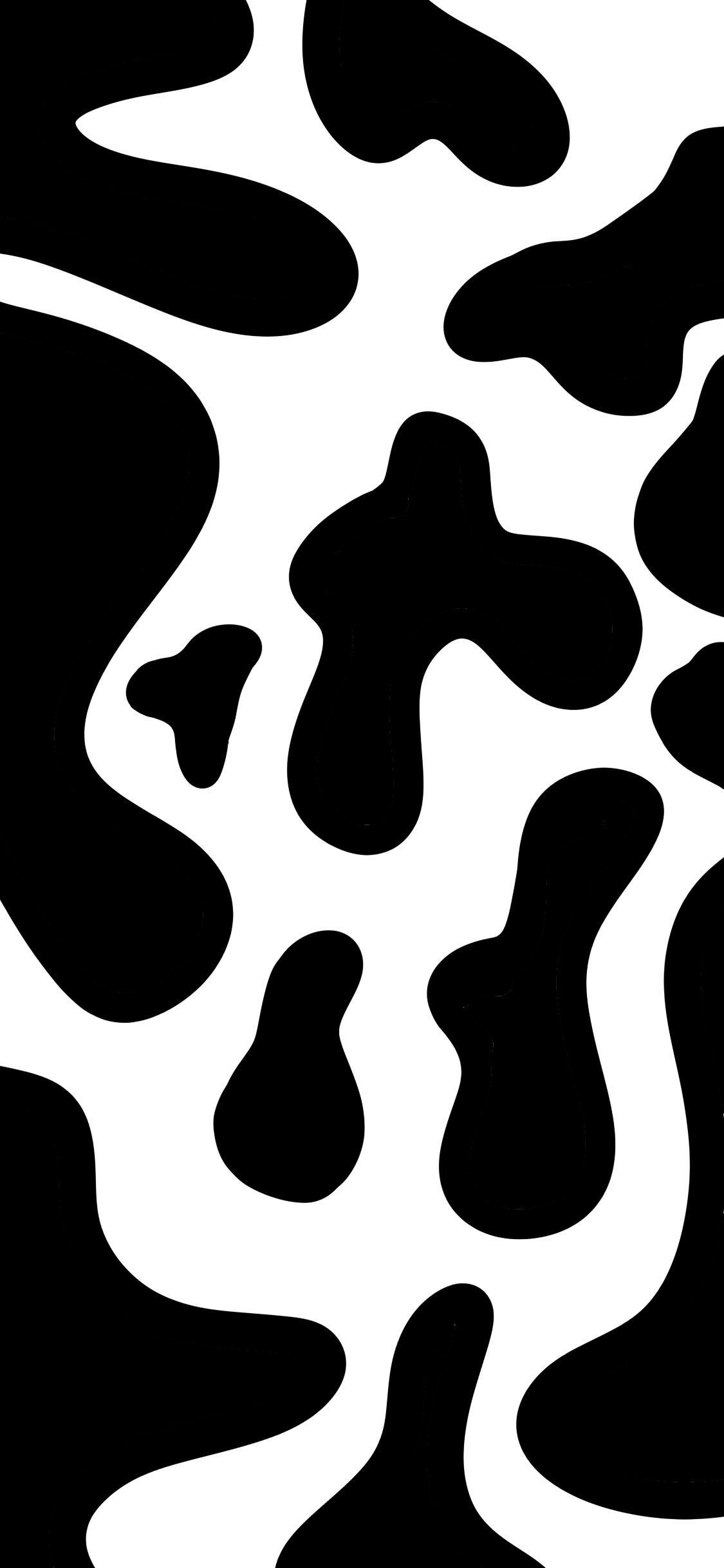 Wallpaper cow print aesthetic background animal print black and white iPhone. Cow print wallpaper, Cow wallpaper, Purple wallpaper iphone