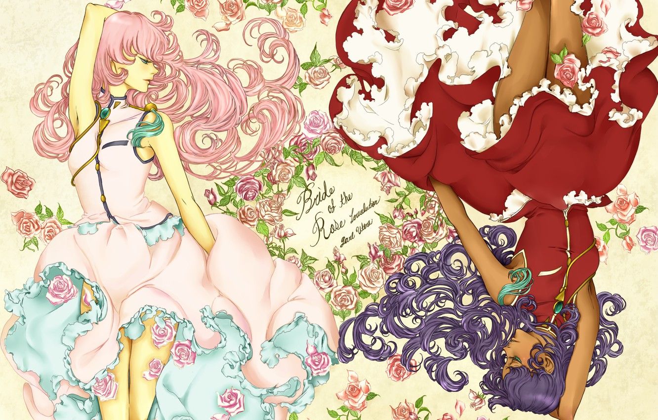 Wallpaper girls, roses, anime, art, revolutionary girl utena image for desktop, section прочее