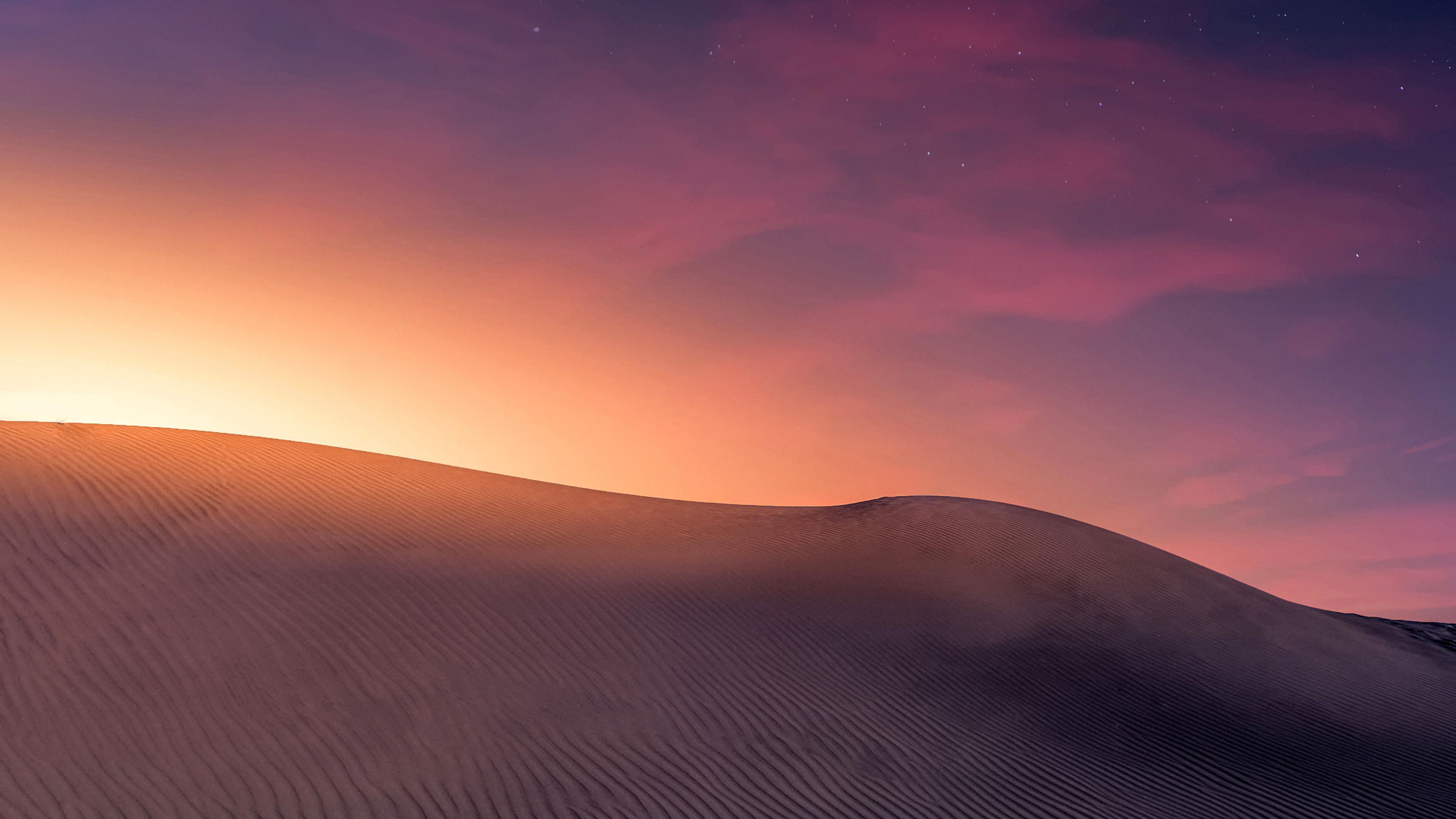 Desert Sunset 4K Wallpaper
