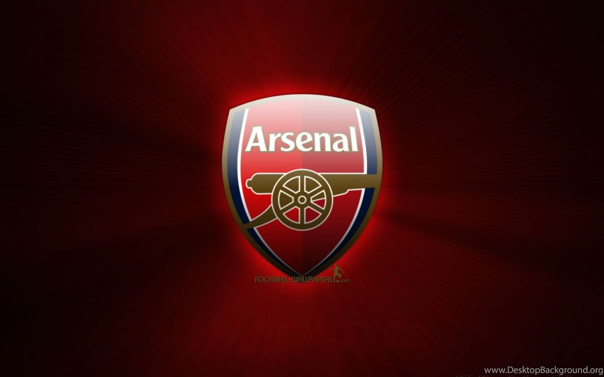 Arsenal Logo Black Wallpaper