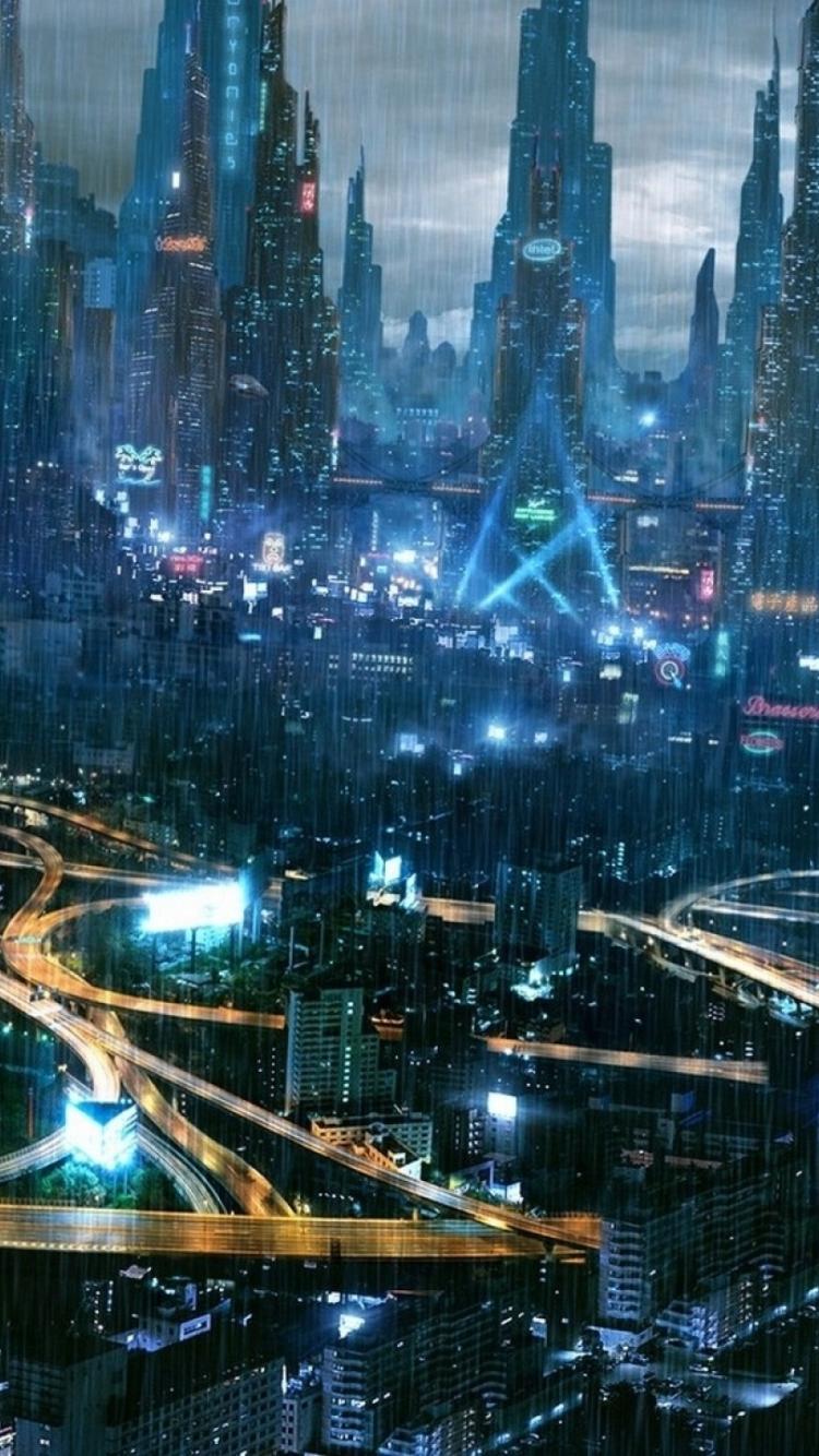 Cyberpunk Wallpapers iPhone Lock Screen Ios 17 Wallpaper Science Fiction  Aesthetic Futuristic Background Custom iPhone Home Screen 