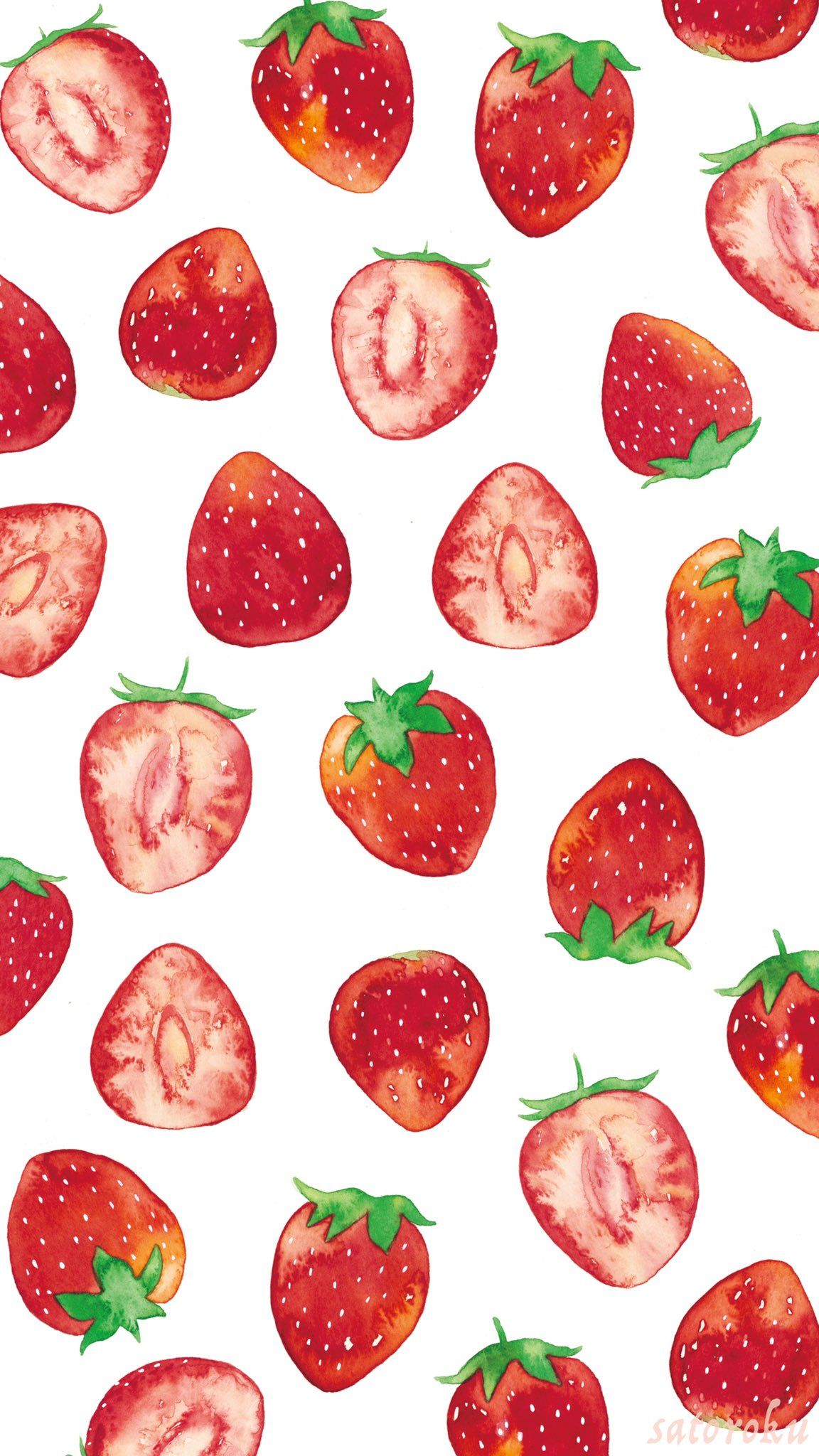 さとろく on Twitter Cute patterns  Summer  Cute Pastel Fruit HD phone  wallpaper  Pxfuel