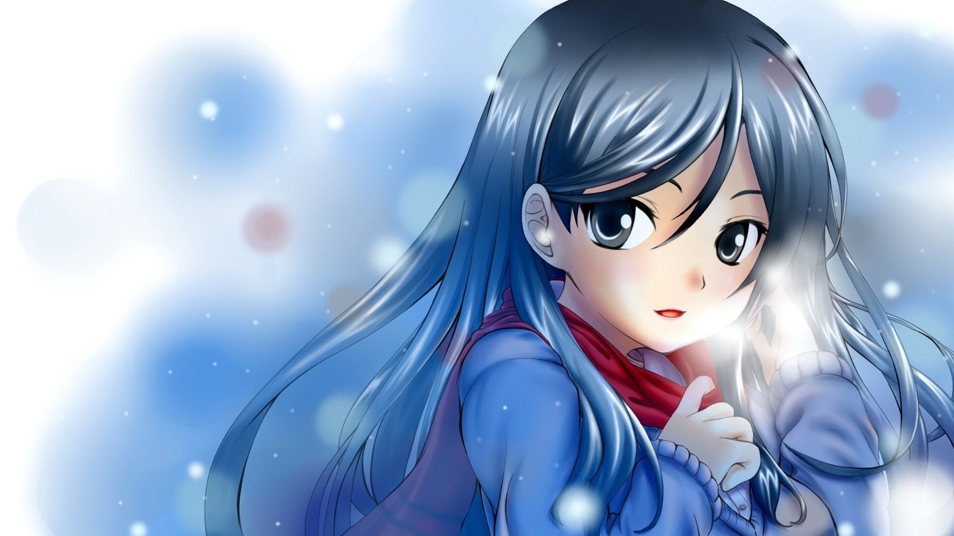 Beautiful Anime Girl Wallpaper HD 1920x1080