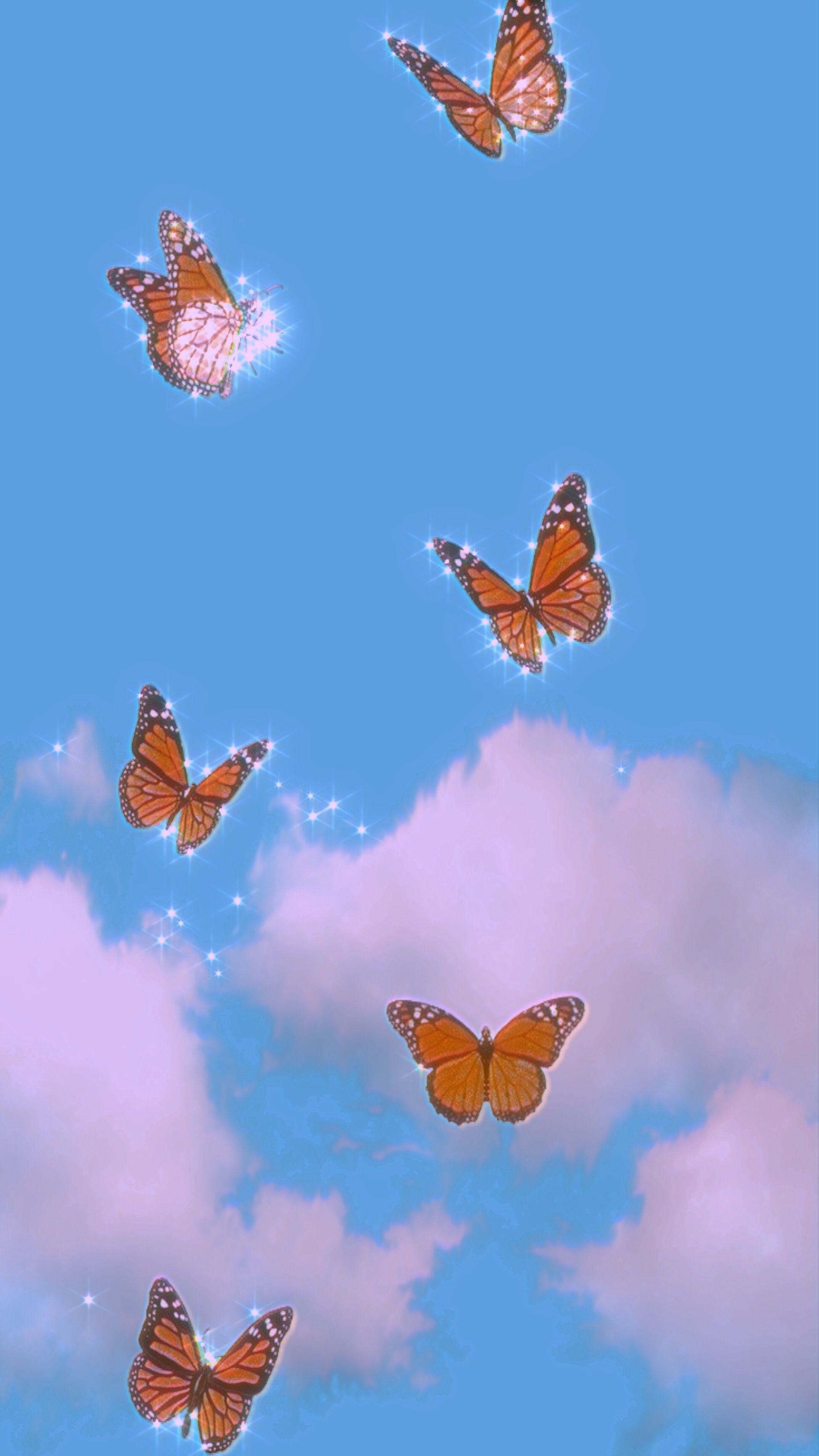 Butterfly. Aesthetic iphone wallpaper, iPhone wallpaper tumblr aesthetic, Simple iphone wallpaper