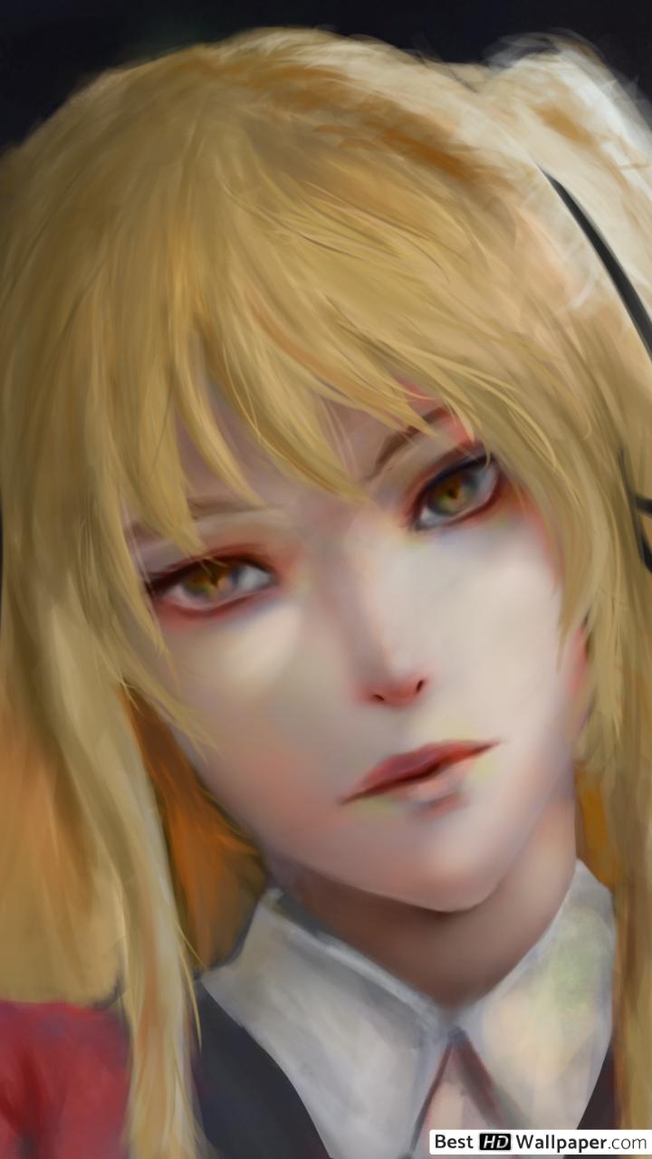 Compulsive Gambler, Kakegurui Saotome HD wallpaper download