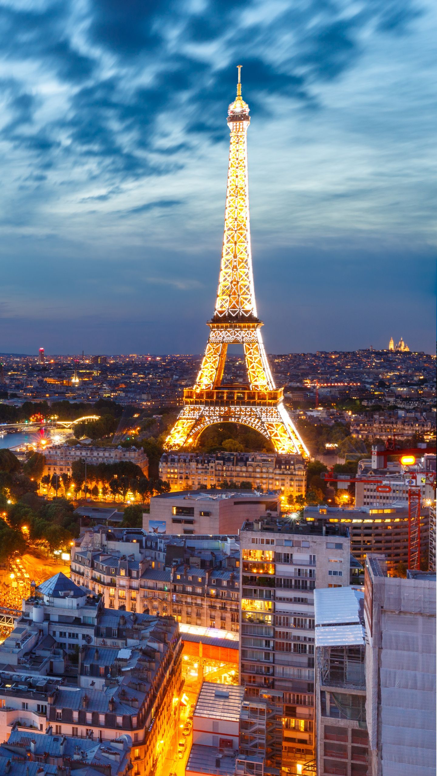 Night Paris iPhone Wallpapers