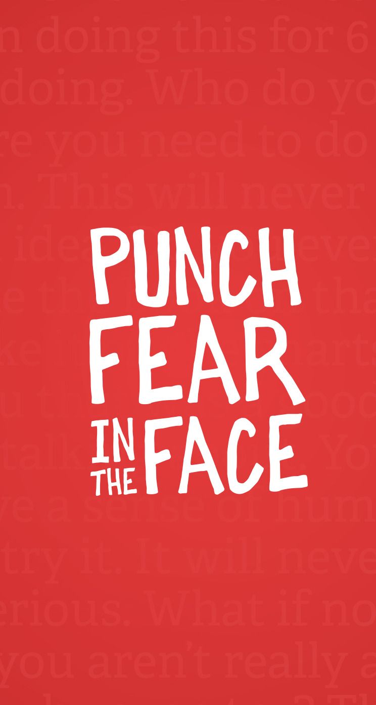 Punch Fear. Fearless quotes, Quotes, Sign quotes