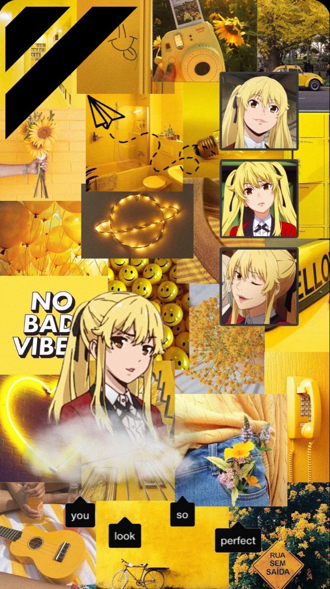 Love yellow. Cute anime wallpaper, Anime wallpaper, Anime background wallpaper