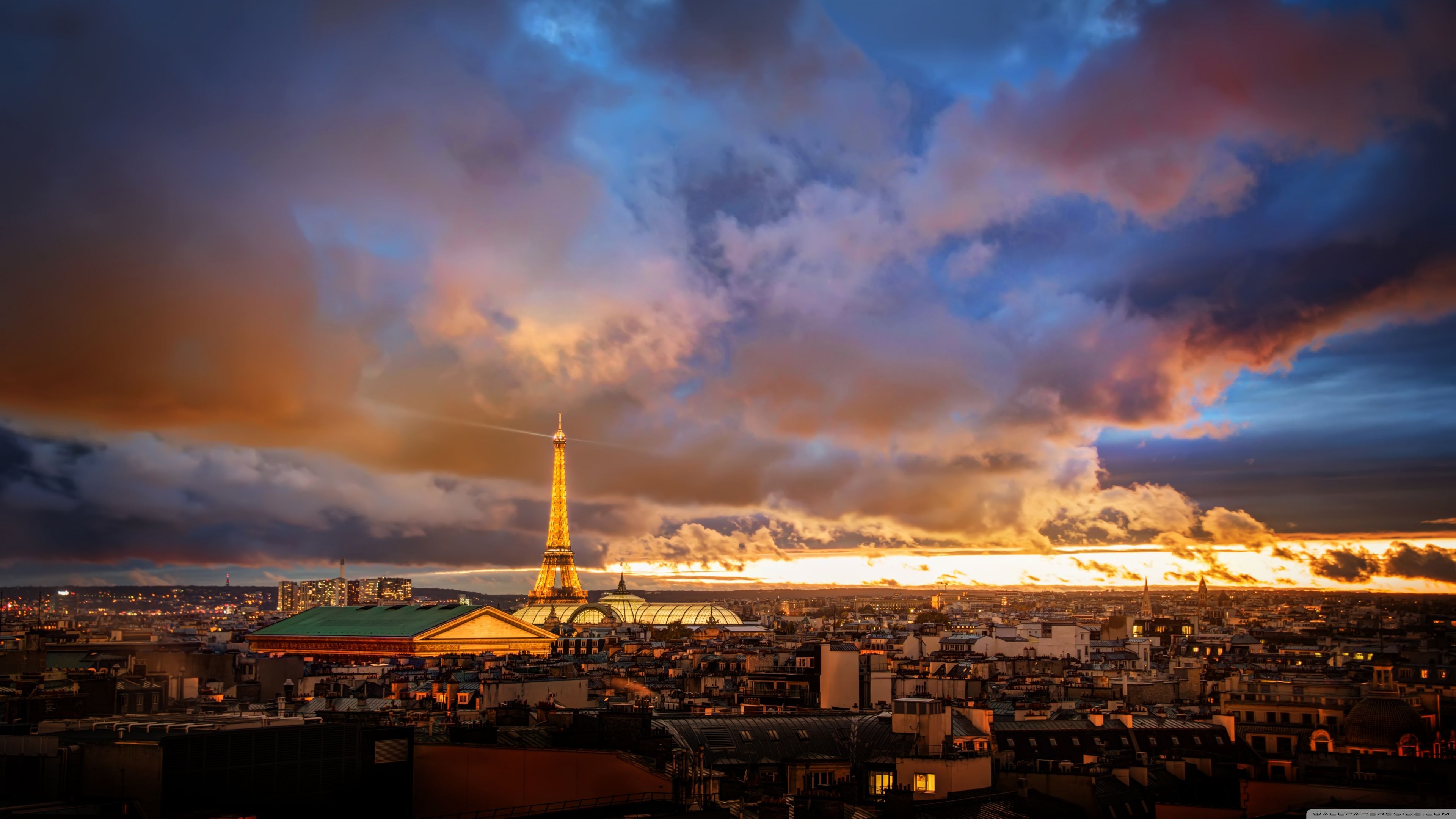 Paris 4K wallpaper for your desktop or mobile screen free and easy to download