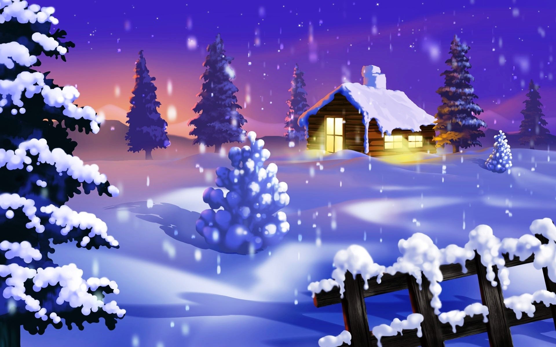 holidays, Christmas, Seasonal, Seasons, Winter, Snow, Flakes, Drops, Landscapes, Color, Art Wallpaper HD / Desktop and Mobile Background