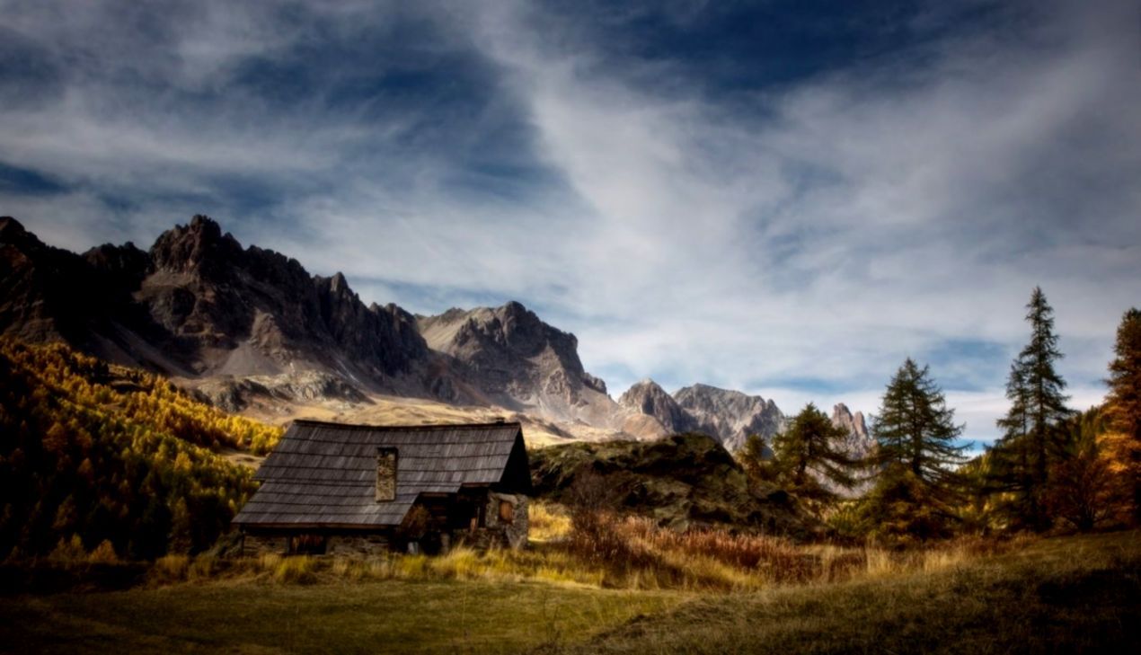 Log Cabin Meadow Wallpaper. All HD Wallpaper Gallery