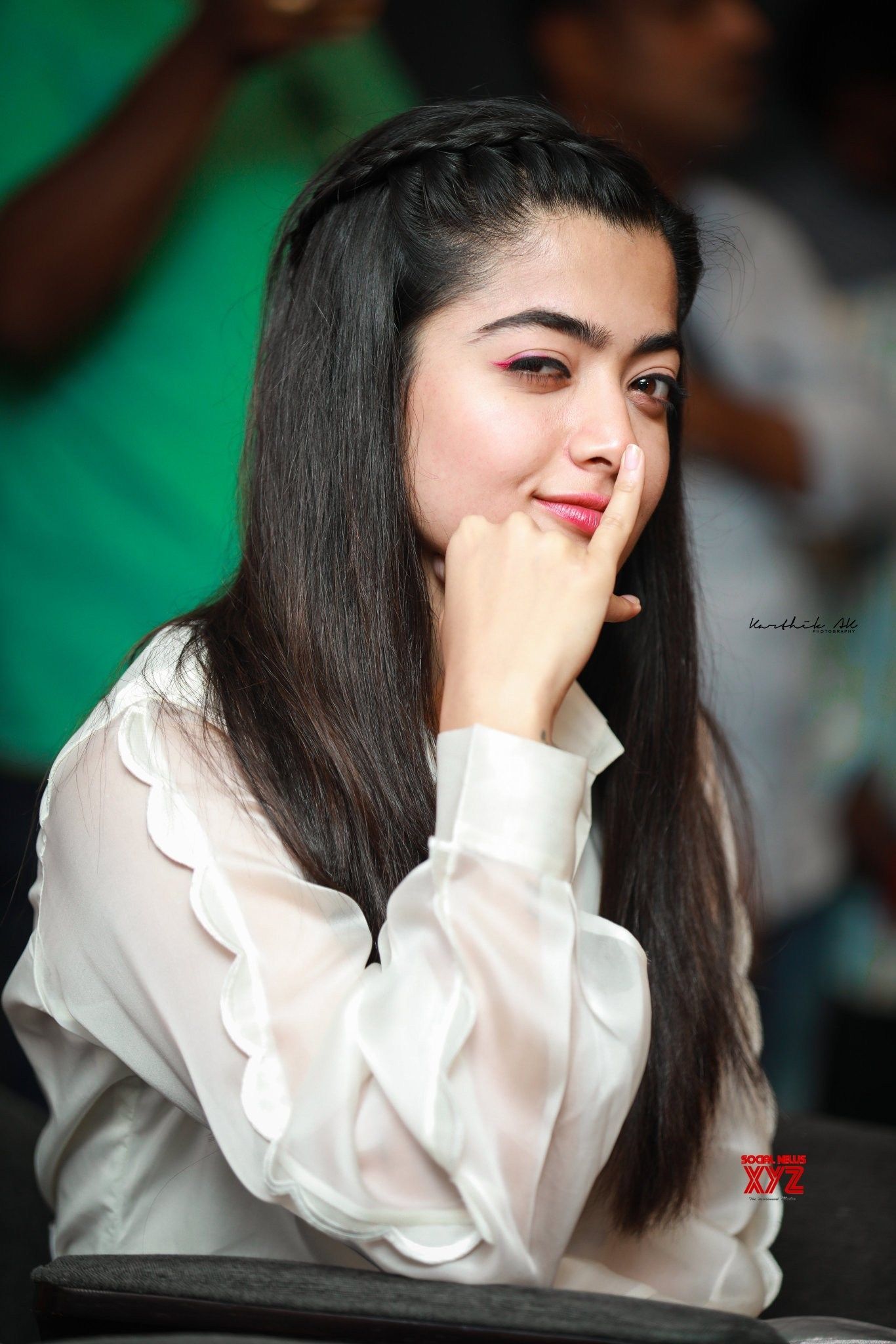 Actress Rashmika Mandanna Cute Stills By Karthik Ak News XYZ