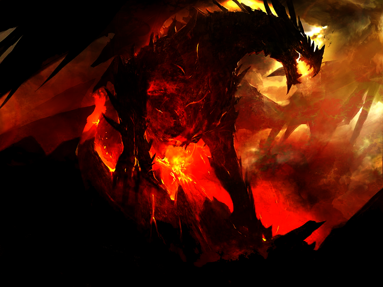 Fire Wallpaper Red Dragon HD New