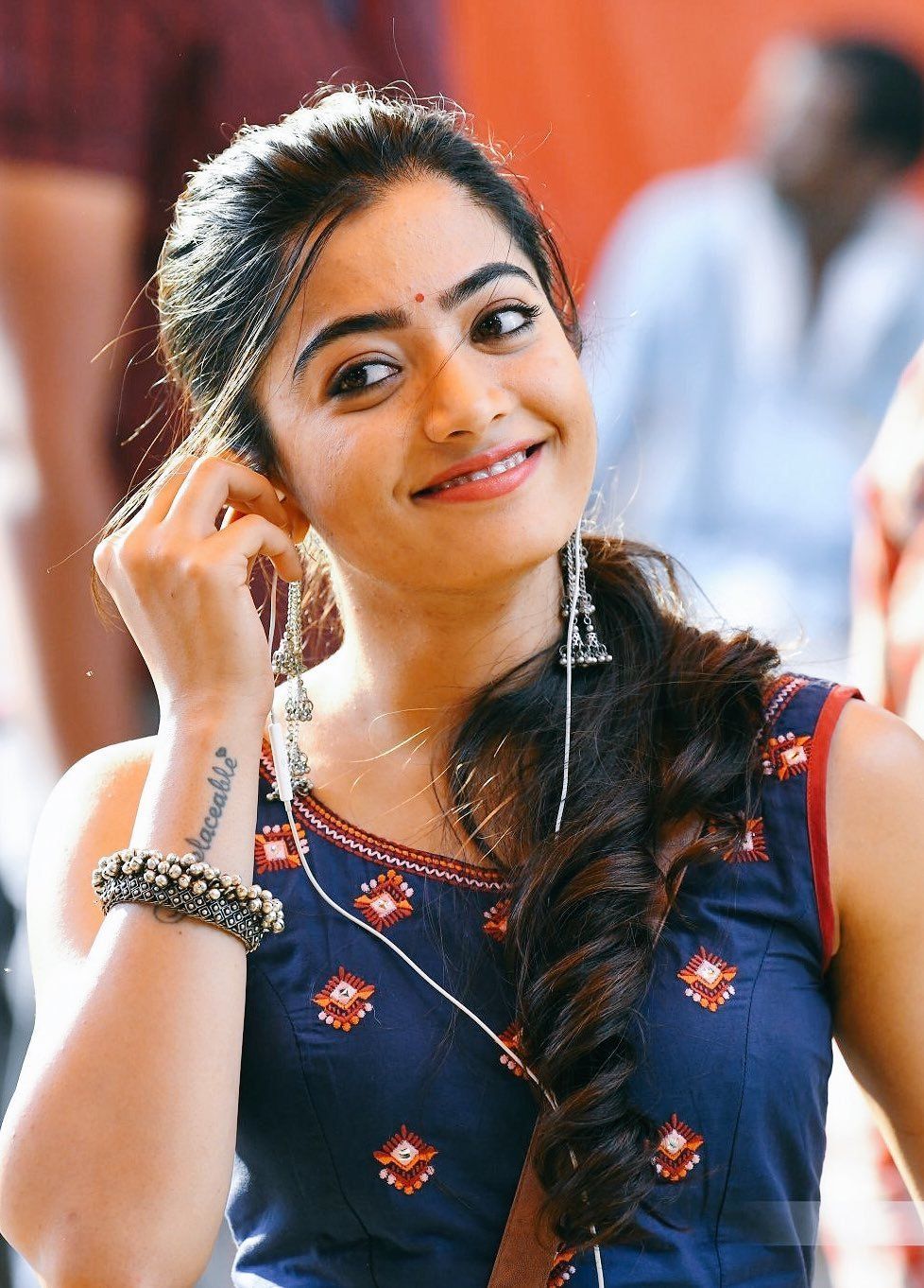Rashmika Mandanna Cute Stills From Devadas Movie. Stylish actresses, Most beautiful bollywood actress, Beautiful girl photo