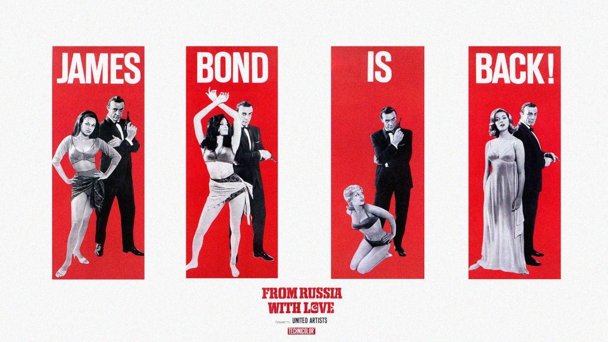 Women James Bond Sean Connery From Russia with Love posters wallpaperx1080