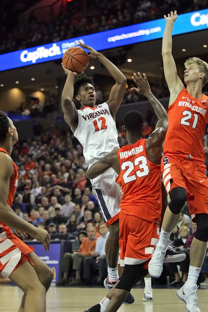 Virginia Basketball Star Redshirt Freshman De'Andre Hunter Out For NCAA Tournament