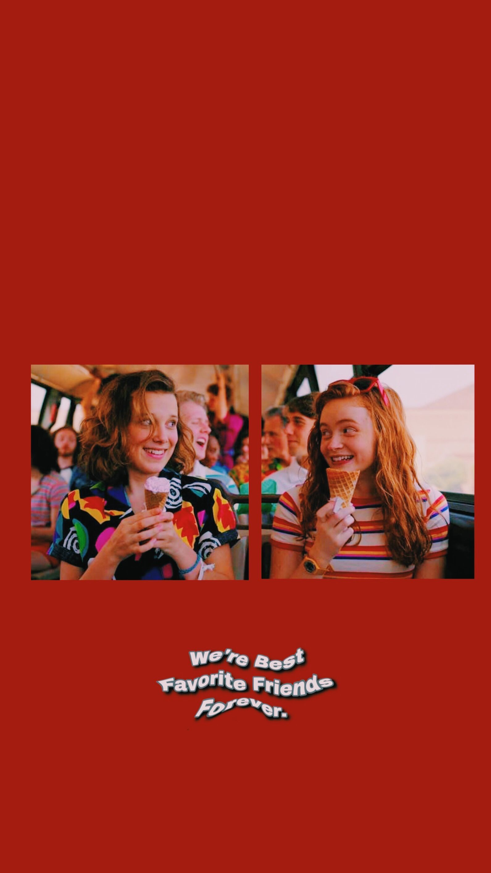 Max Mayfield and Eleven Hopper Wallpaper • Instagram photo and vide. Stranger things wallpaper, Stranger things quote, Stranger things actors
