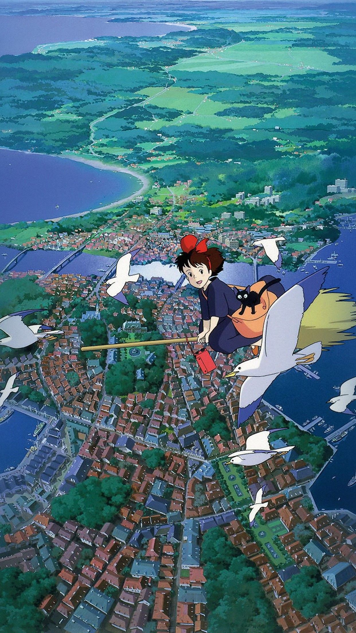 Studio Ghibli Phone, iPhone, Desktop HD Background / Wallpaper (1080p, 4k) (1242x2208) (2021)