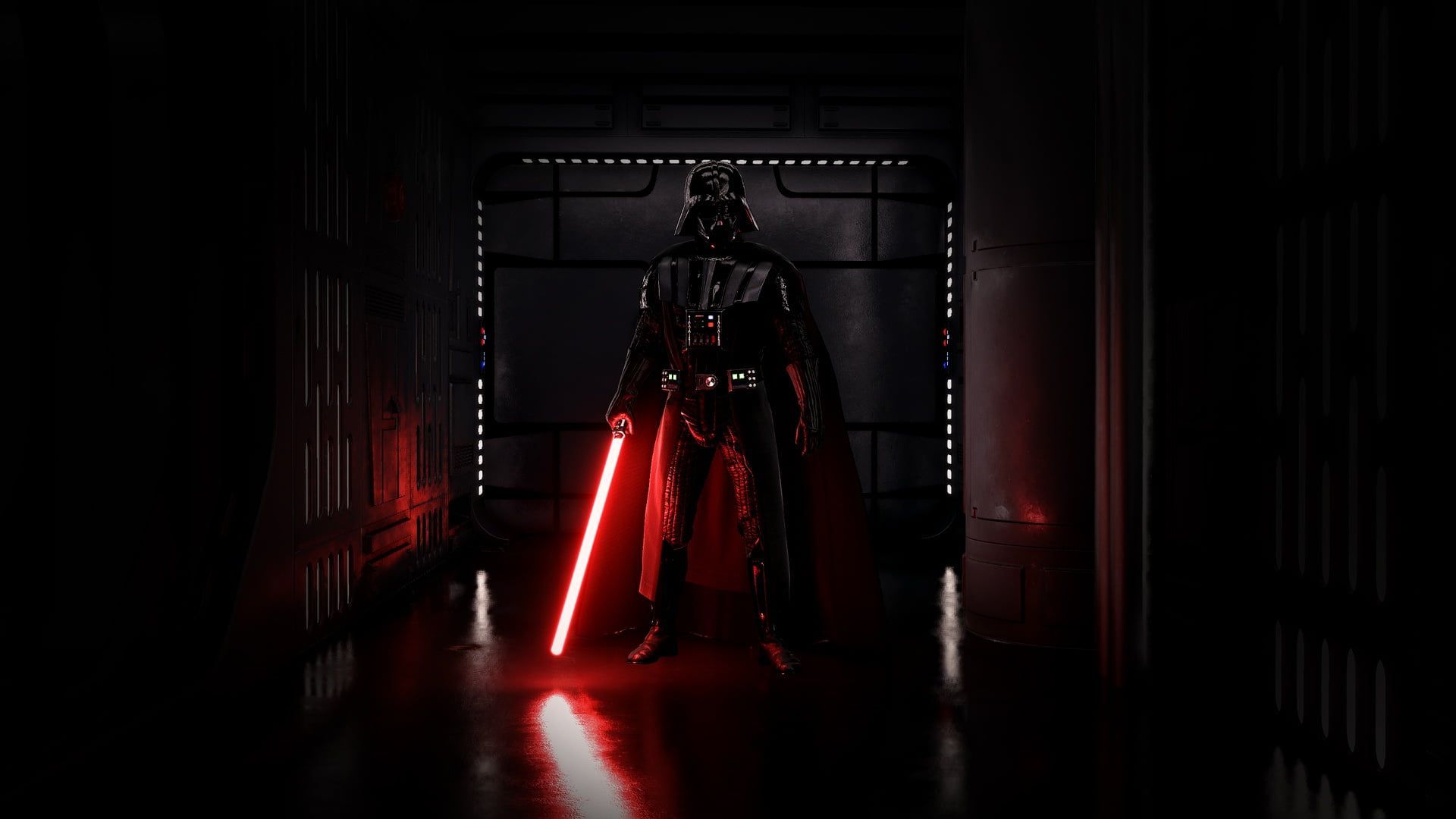 HD wallpaper: Star Wars Darth Vader digital wallpaper, Sith, dark, lightsaber