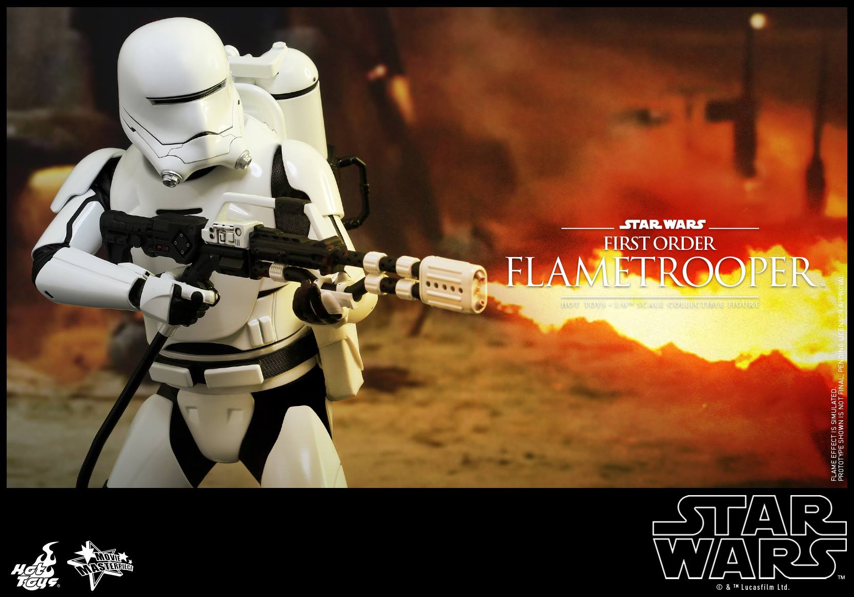 Flametrooper Hot Toys Figure for The Force Awakens