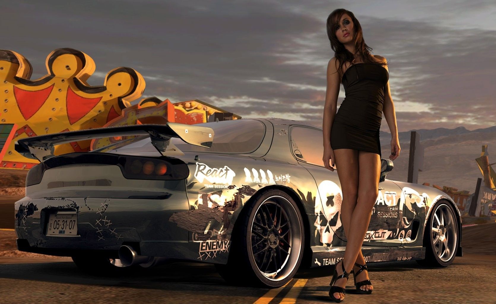 Need For Speed Pro Street Girl, HD Games, 4k Wallpaper, Image, Background, Photo and Picture