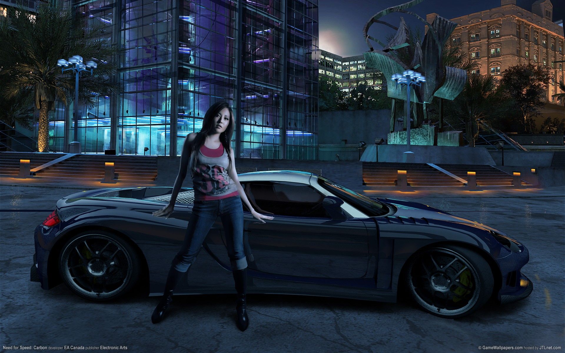 Need for speed carbon Girl Wallpaper