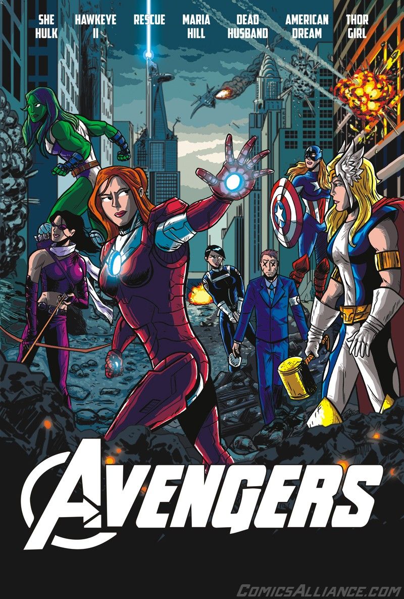 Avengers: Earth's Mightiest Women [Image] Geek Twins