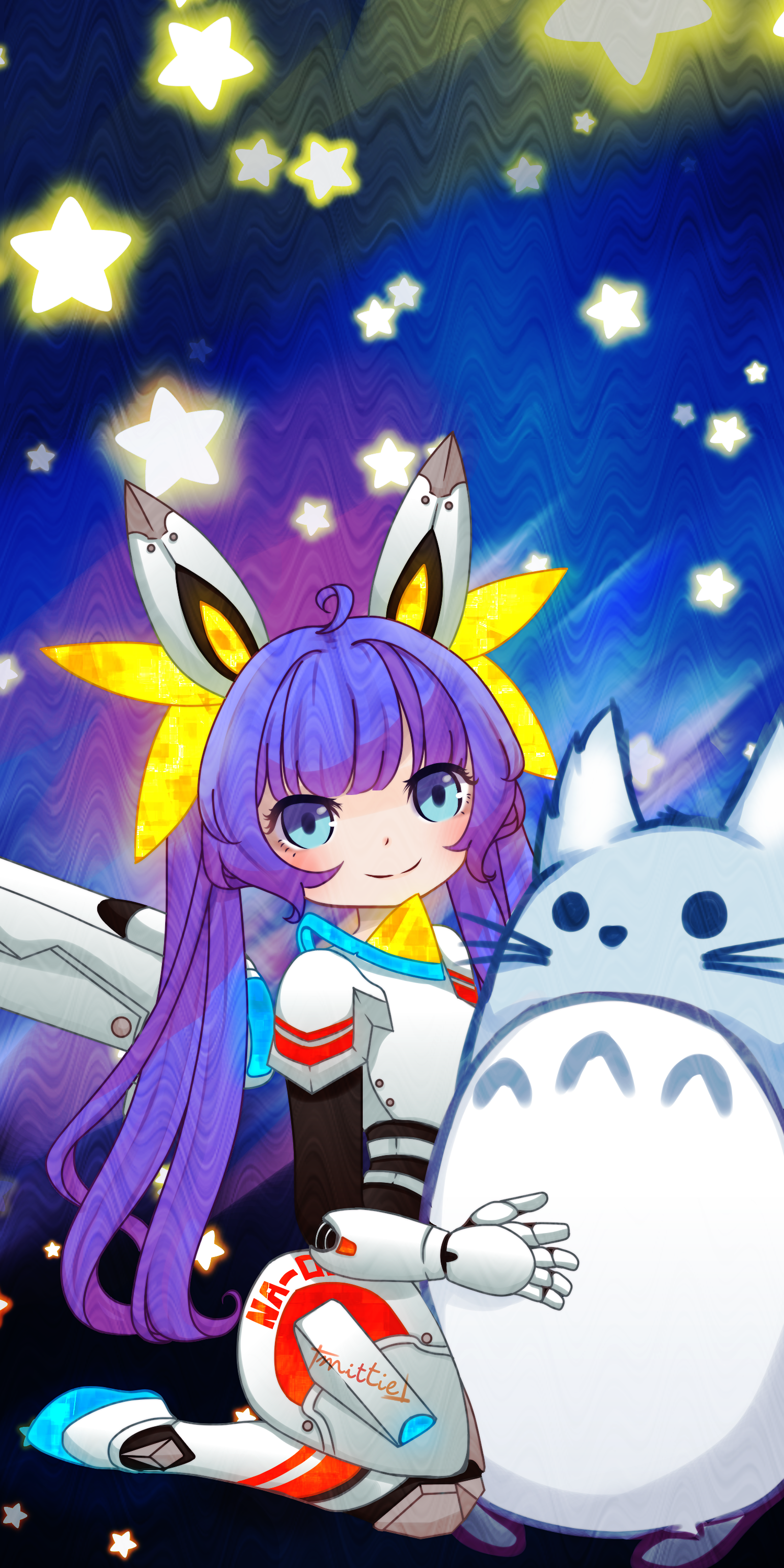 Mecha Baby Nana <3 (Sorry I can't draw Molina well)