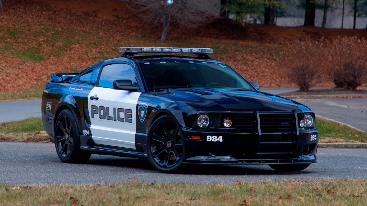 Rare Saleen Mustang S281 Transformers Police Car Headed To Auction